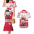 Poland Pierogi Festival Couples Matching Mermaid Dress and Hawaiian Shirt Funny Dumpling Costume With Flag - Wonder Print Shop