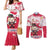 Poland Pierogi Festival Couples Matching Mermaid Dress and Long Sleeve Button Shirt Funny Dumpling Costume With Flag - Wonder Print Shop