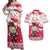 Poland Pierogi Festival Couples Matching Off Shoulder Maxi Dress and Hawaiian Shirt Funny Dumpling Costume With Flag - Wonder Print Shop