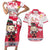 Poland Pierogi Festival Couples Matching Short Sleeve Bodycon Dress and Hawaiian Shirt Funny Dumpling Costume With Flag - Wonder Print Shop