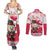 Poland Pierogi Festival Couples Matching Summer Maxi Dress and Long Sleeve Button Shirt Funny Dumpling Costume With Flag - Wonder Print Shop