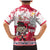 Poland Pierogi Festival Family Matching Mermaid Dress and Hawaiian Shirt Funny Dumpling Costume With Flag - Wonder Print Shop
