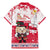Poland Pierogi Festival Family Matching Mermaid Dress and Hawaiian Shirt Funny Dumpling Costume With Flag - Wonder Print Shop