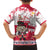 Poland Pierogi Festival Family Matching Off The Shoulder Long Sleeve Dress and Hawaiian Shirt Funny Dumpling Costume With Flag - Wonder Print Shop