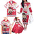 Poland Pierogi Festival Family Matching Off The Shoulder Long Sleeve Dress and Hawaiian Shirt Funny Dumpling Costume With Flag - Wonder Print Shop
