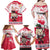 Poland Pierogi Festival Family Matching Off Shoulder Maxi Dress and Hawaiian Shirt Funny Dumpling Costume With Flag - Wonder Print Shop