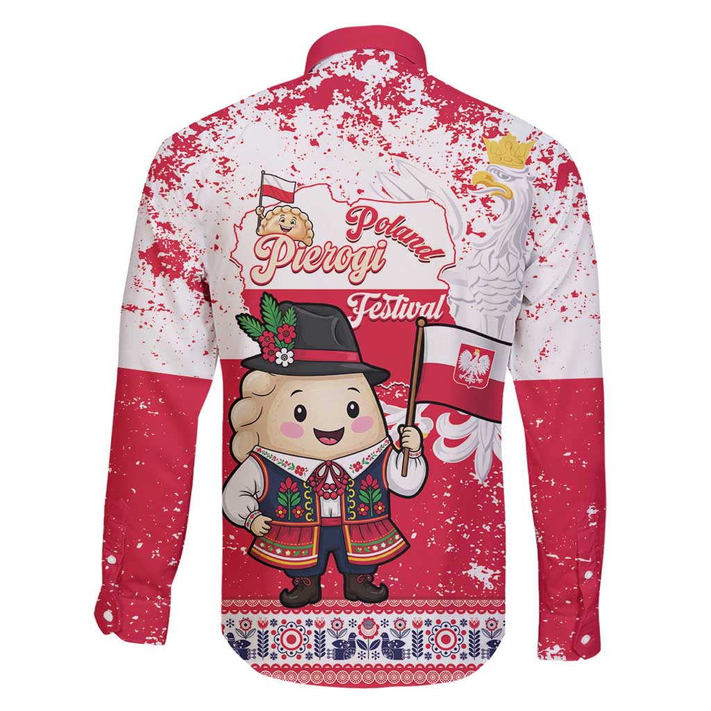 Poland Pierogi Festival Family Matching Off Shoulder Short Dress and Hawaiian Shirt Funny Dumpling Costume With Flag - Wonder Print Shop