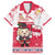 Poland Pierogi Festival Family Matching Summer Maxi Dress and Hawaiian Shirt Funny Dumpling Costume With Flag - Wonder Print Shop