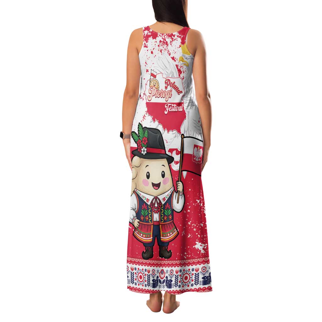Poland Pierogi Festival Family Matching Tank Maxi Dress and Hawaiian Shirt Funny Dumpling Costume With Flag - Wonder Print Shop
