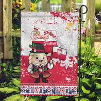 Poland Pierogi Festival Garden Flag Funny Dumpling Costume With Flag - Wonder Print Shop
