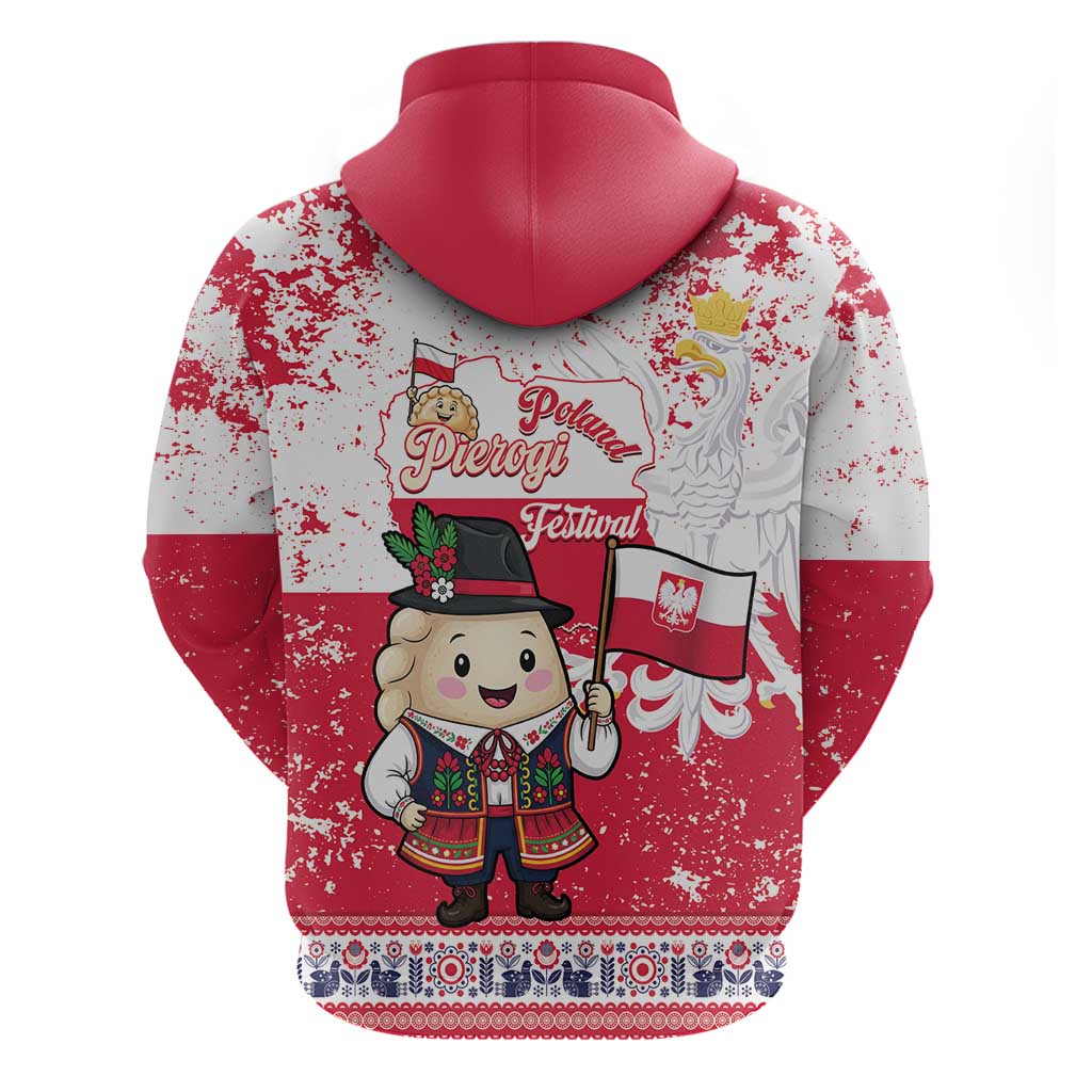 Poland Pierogi Festival Hoodie Funny Dumpling Costume With Flag - Wonder Print Shop