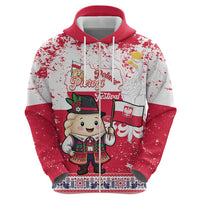 Poland Pierogi Festival Hoodie Funny Dumpling Costume With Flag - Wonder Print Shop