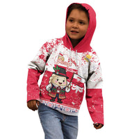 Poland Pierogi Festival Kid Hoodie Funny Dumpling Costume With Flag - Wonder Print Shop