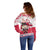 Poland Pierogi Festival Off Shoulder Sweater Funny Dumpling Costume With Flag - Wonder Print Shop
