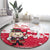 Poland Pierogi Festival Round Carpet Funny Dumpling Costume With Flag - Wonder Print Shop