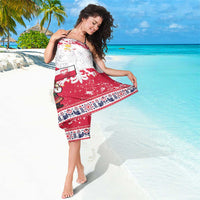 Poland Pierogi Festival Sarong Funny Dumpling Costume With Flag - Wonder Print Shop