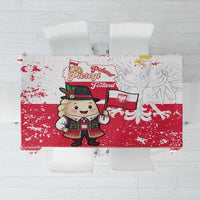 Poland Pierogi Festival Tablecloth Funny Dumpling Costume With Flag - Wonder Print Shop
