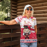 Poland Pierogi Festival Women Polo Shirt Funny Dumpling Costume With Flag - Wonder Print Shop