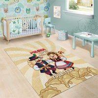Personalised Pierogi Festival Poland Area Rug Polska Dumpling Kocham - Wonder Print Shop