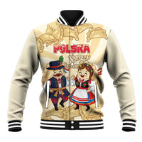 Personalised Pierogi Festival Poland Baseball Jacket Polska Dumpling Kocham - Wonder Print Shop
