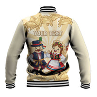 Personalised Pierogi Festival Poland Baseball Jacket Polska Dumpling Kocham - Wonder Print Shop