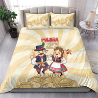 Personalised Pierogi Festival Poland Bedding Set Polska Dumpling Kocham - Wonder Print Shop