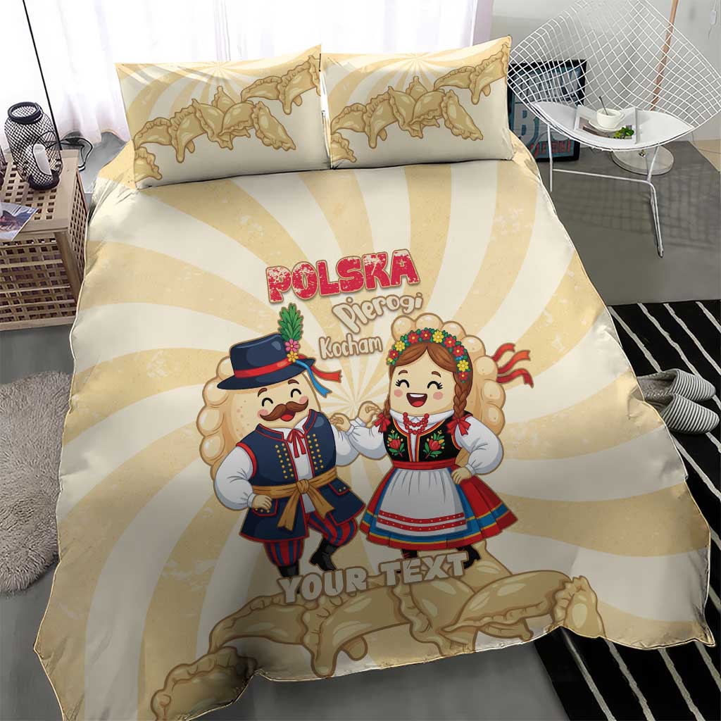 Personalised Pierogi Festival Poland Bedding Set Polska Dumpling Kocham - Wonder Print Shop