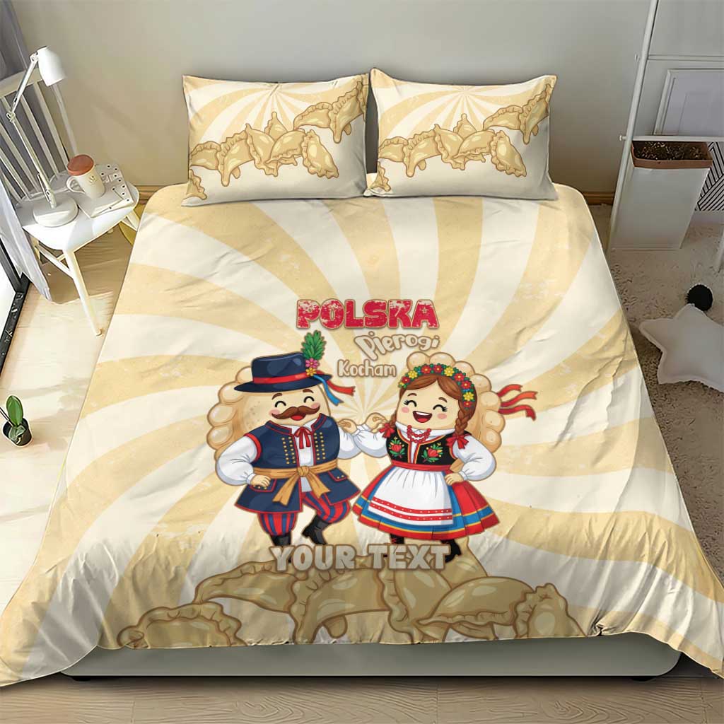 Personalised Pierogi Festival Poland Bedding Set Polska Dumpling Kocham - Wonder Print Shop