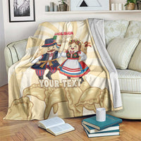 Personalised Pierogi Festival Poland Blanket Polska Dumpling Kocham - Wonder Print Shop