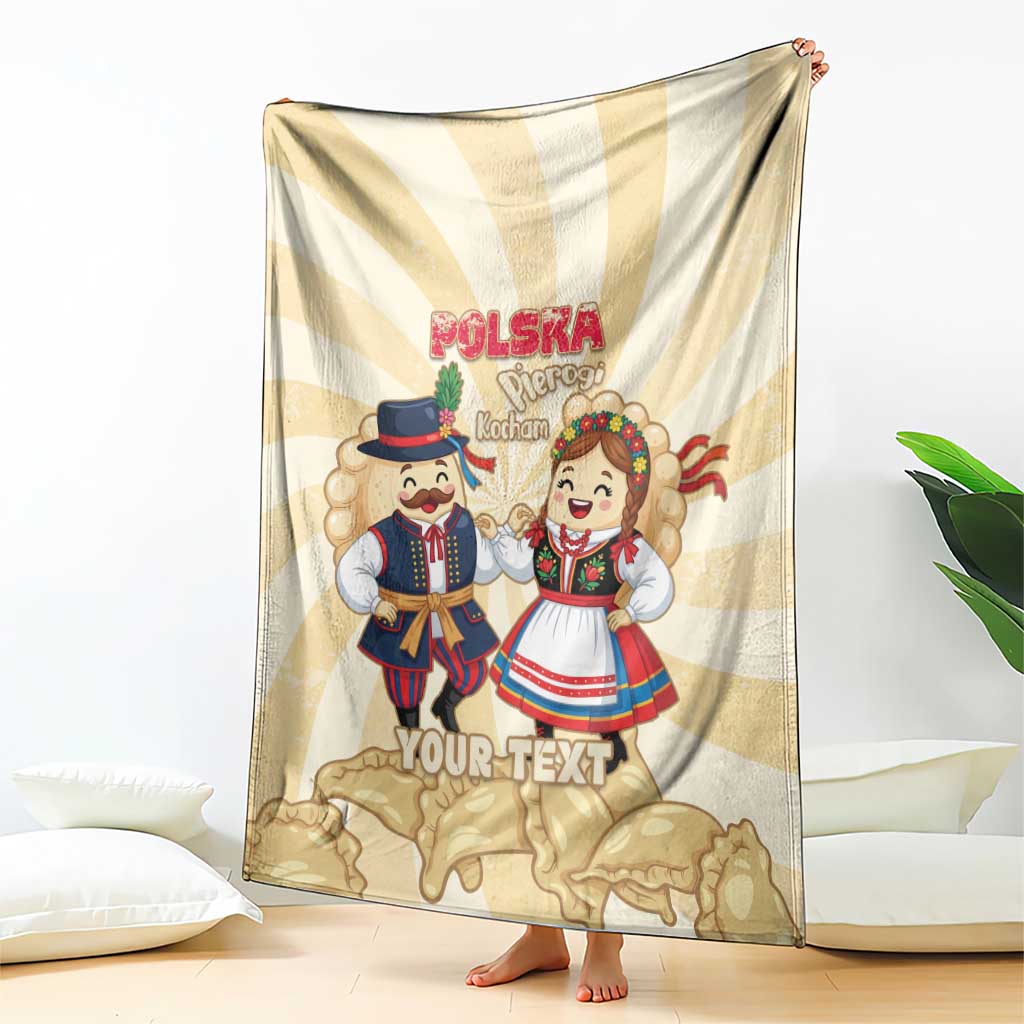 Personalised Pierogi Festival Poland Blanket Polska Dumpling Kocham - Wonder Print Shop