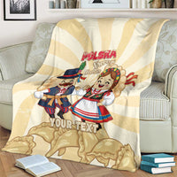 Personalised Pierogi Festival Poland Blanket Polska Dumpling Kocham - Wonder Print Shop