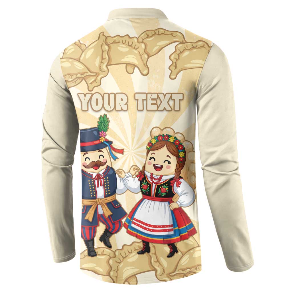 Personalised Pierogi Festival Poland Button Sweatshirt Polska Dumpling Kocham - Wonder Print Shop