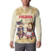 Personalised Pierogi Festival Poland Button Sweatshirt Polska Dumpling Kocham - Wonder Print Shop