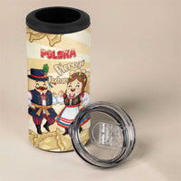 Personalised Pierogi Festival Poland 4 in 1 Can Cooler Tumbler Polska Dumpling Kocham - Wonder Print Shop