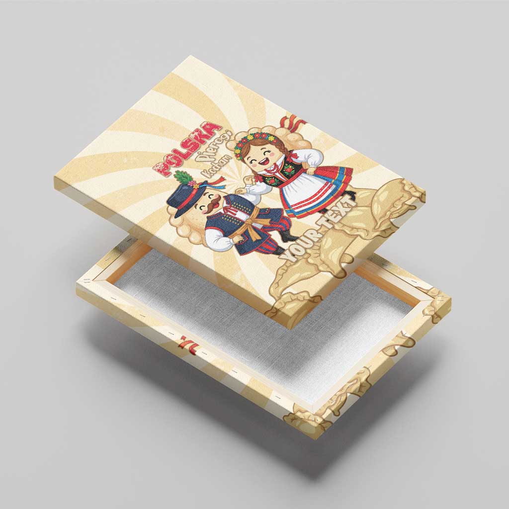 Personalised Pierogi Festival Poland Canvas Wall Art Polska Dumpling Kocham - Wonder Print Shop