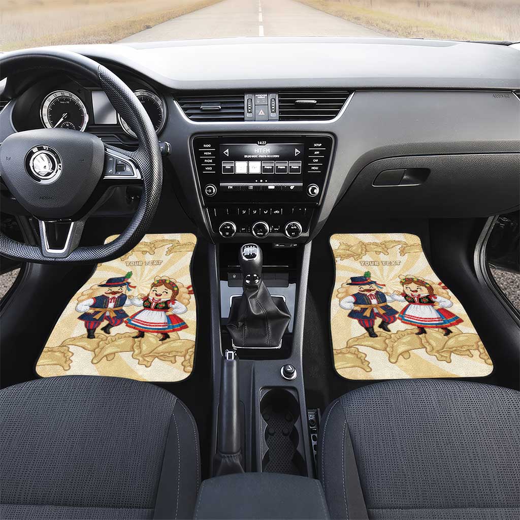 Personalised Pierogi Festival Poland Car Mats Polska Dumpling Kocham - Wonder Print Shop