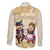 Personalised Pierogi Festival Poland Family Matching Long Sleeve Bodycon Dress and Hawaiian Shirt Polska Dumpling Kocham - Wonder Print Shop
