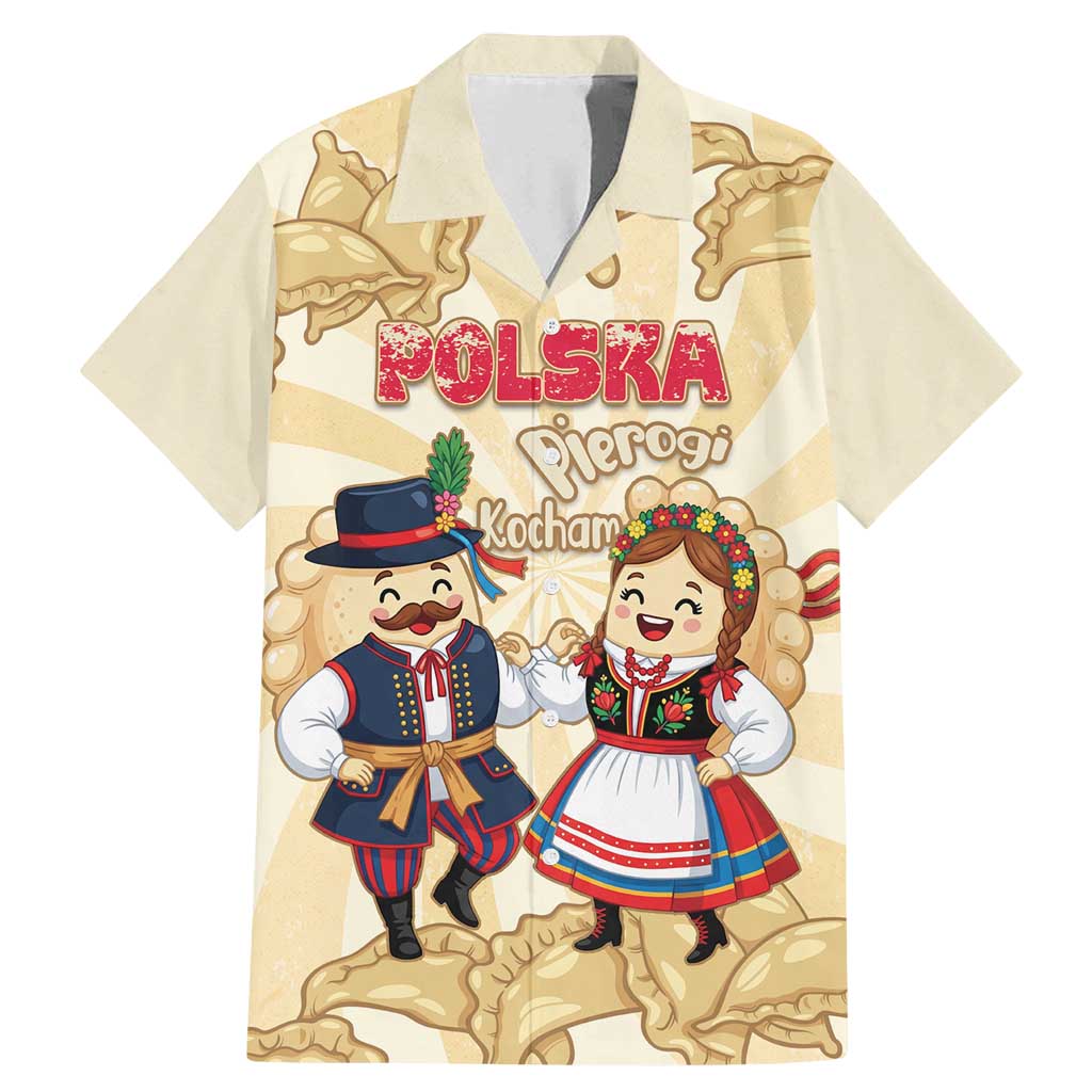 Personalised Pierogi Festival Poland Family Matching Mermaid Dress and Hawaiian Shirt Polska Dumpling Kocham - Wonder Print Shop