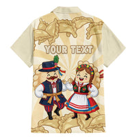 Personalised Pierogi Festival Poland Family Matching Mermaid Dress and Hawaiian Shirt Polska Dumpling Kocham - Wonder Print Shop