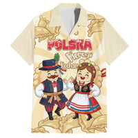 Personalised Pierogi Festival Poland Family Matching Short Sleeve Bodycon Dress and Hawaiian Shirt Polska Dumpling Kocham - Wonder Print Shop