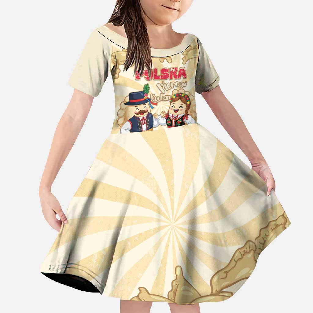 Personalised Pierogi Festival Poland Family Matching Summer Maxi Dress and Hawaiian Shirt Polska Dumpling Kocham - Wonder Print Shop
