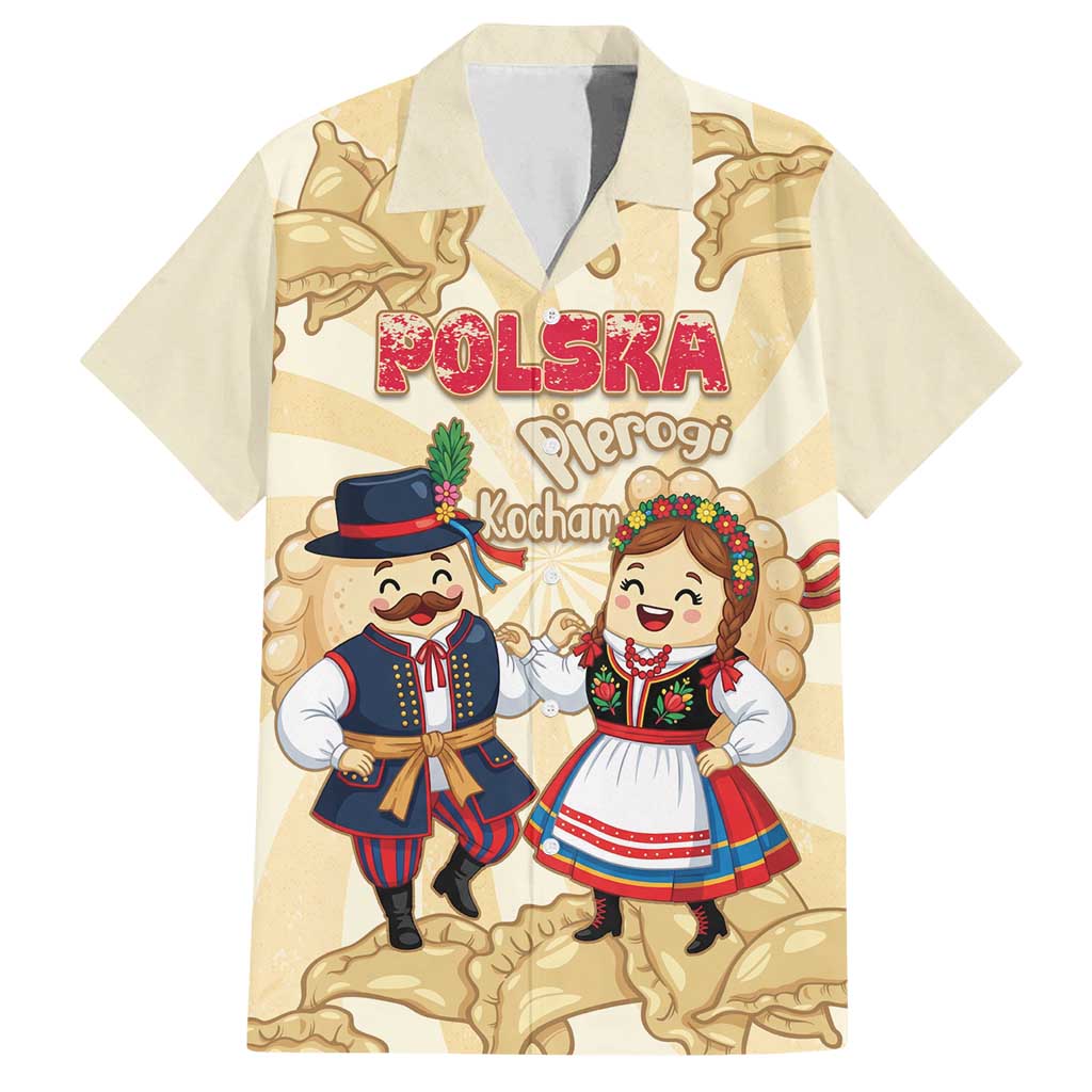 Personalised Pierogi Festival Poland Family Matching Summer Maxi Dress and Hawaiian Shirt Polska Dumpling Kocham - Wonder Print Shop