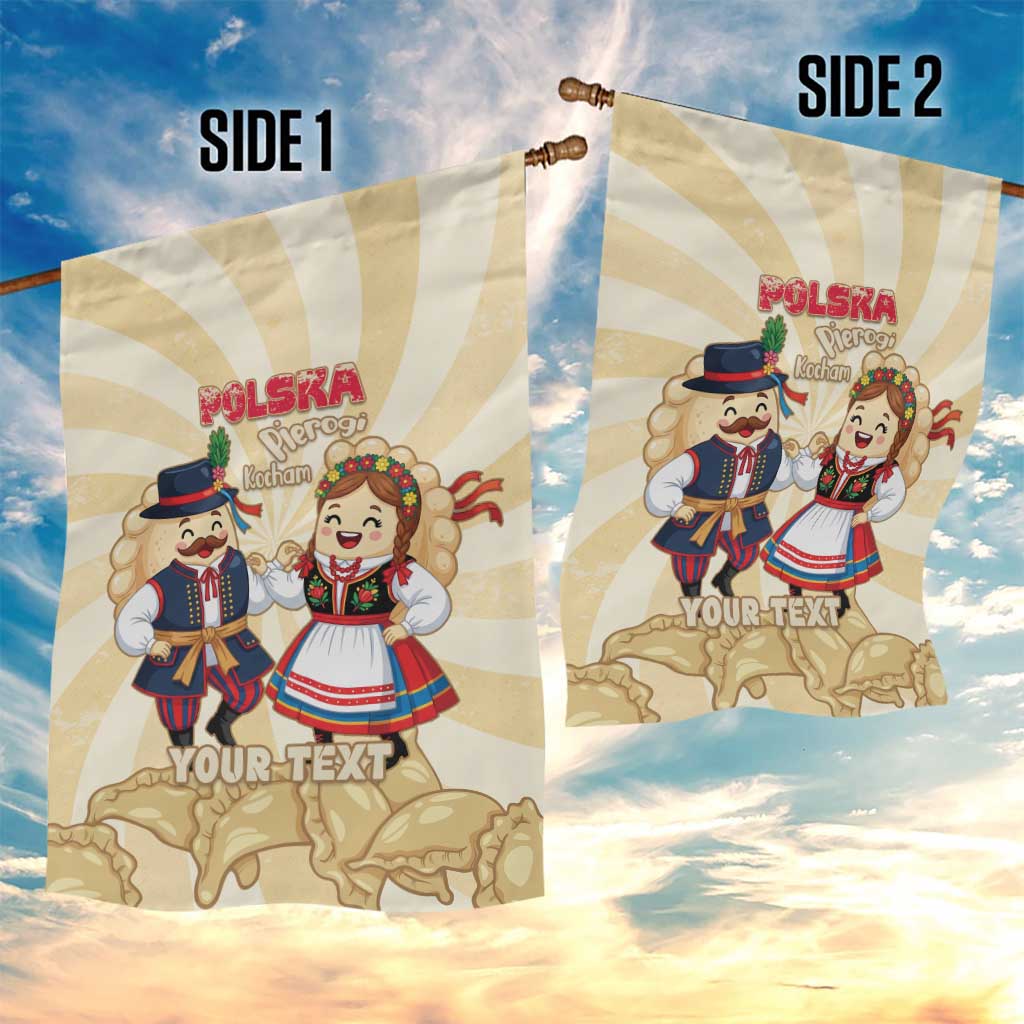 Personalised Pierogi Festival Poland Garden Flag Polska Dumpling Kocham - Wonder Print Shop