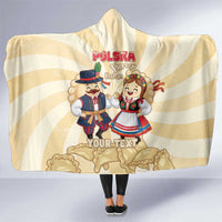 Personalised Pierogi Festival Poland Hooded Blanket Polska Dumpling Kocham - Wonder Print Shop