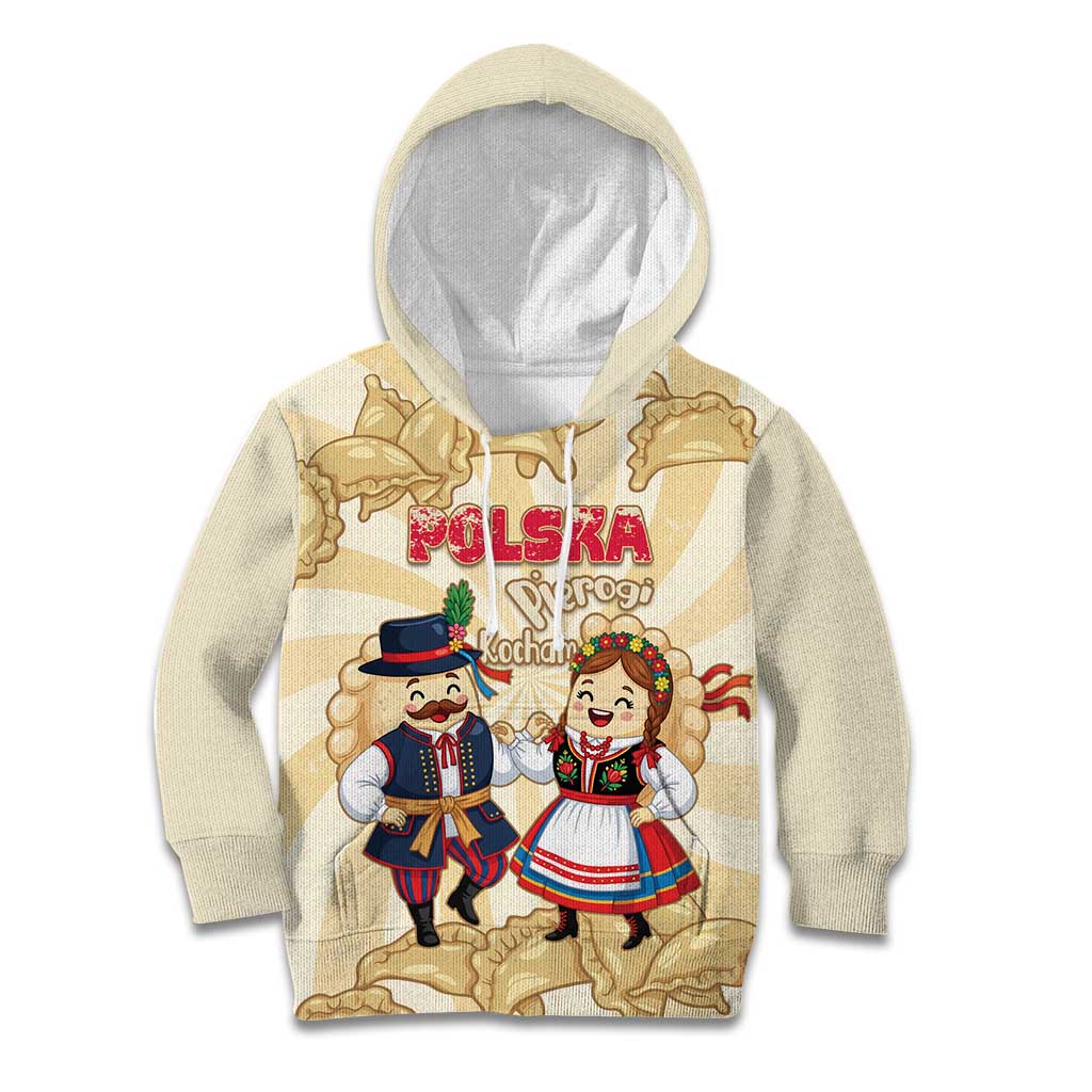 Personalised Pierogi Festival Poland Kid Hoodie Polska Dumpling Kocham - Wonder Print Shop