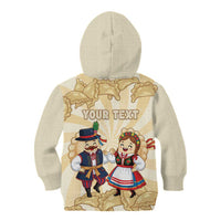 Personalised Pierogi Festival Poland Kid Hoodie Polska Dumpling Kocham - Wonder Print Shop