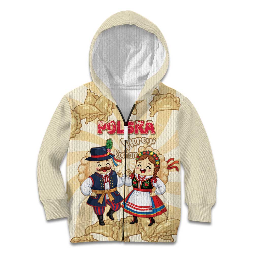 Personalised Pierogi Festival Poland Kid Hoodie Polska Dumpling Kocham - Wonder Print Shop