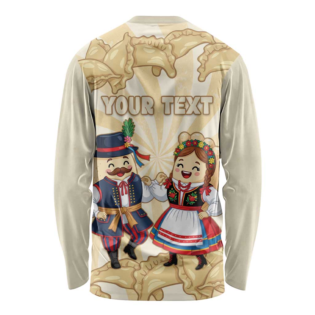 Personalised Pierogi Festival Poland Long Sleeve Shirt Polska Dumpling Kocham - Wonder Print Shop