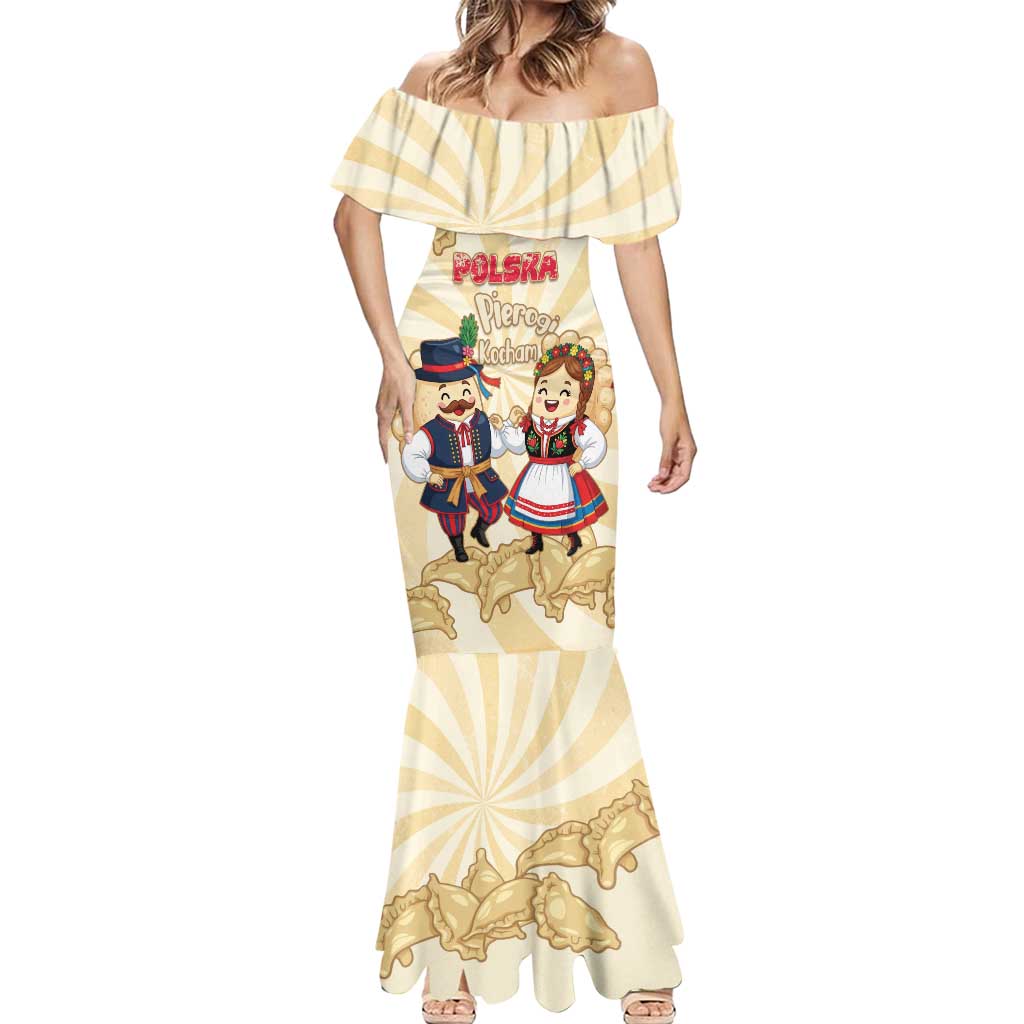 Personalised Pierogi Festival Poland Mermaid Dress Polska Dumpling Kocham - Wonder Print Shop
