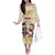 Personalised Pierogi Festival Poland Off The Shoulder Long Sleeve Dress Polska Dumpling Kocham - Wonder Print Shop